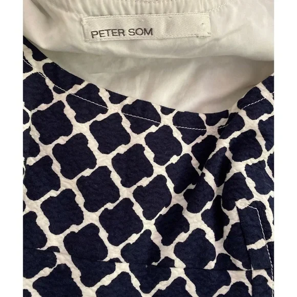 Peter Som Geo Alhambra Tiles Pattern Sheath Dress​​​​​